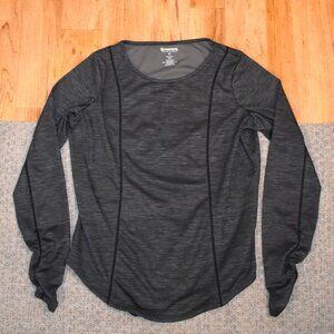 Simms Women's Lightweight Core Top Base Layer Shirt Sz LG